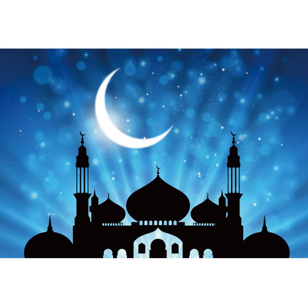 20x10ft Ramadan Kareem Photo Backdrop | Eid Mubarak Muslim Party Background | Eid Al-Fitr Festival Decoration | Photography Studio Props for Islamic Celebrations, Home Decor & Cultural Events