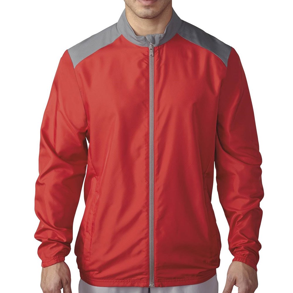 adidas Men's Club Wind Jacket - Lightweight Water-Resistant Golf Windbreaker for Outdoor Sports & Casual Wear