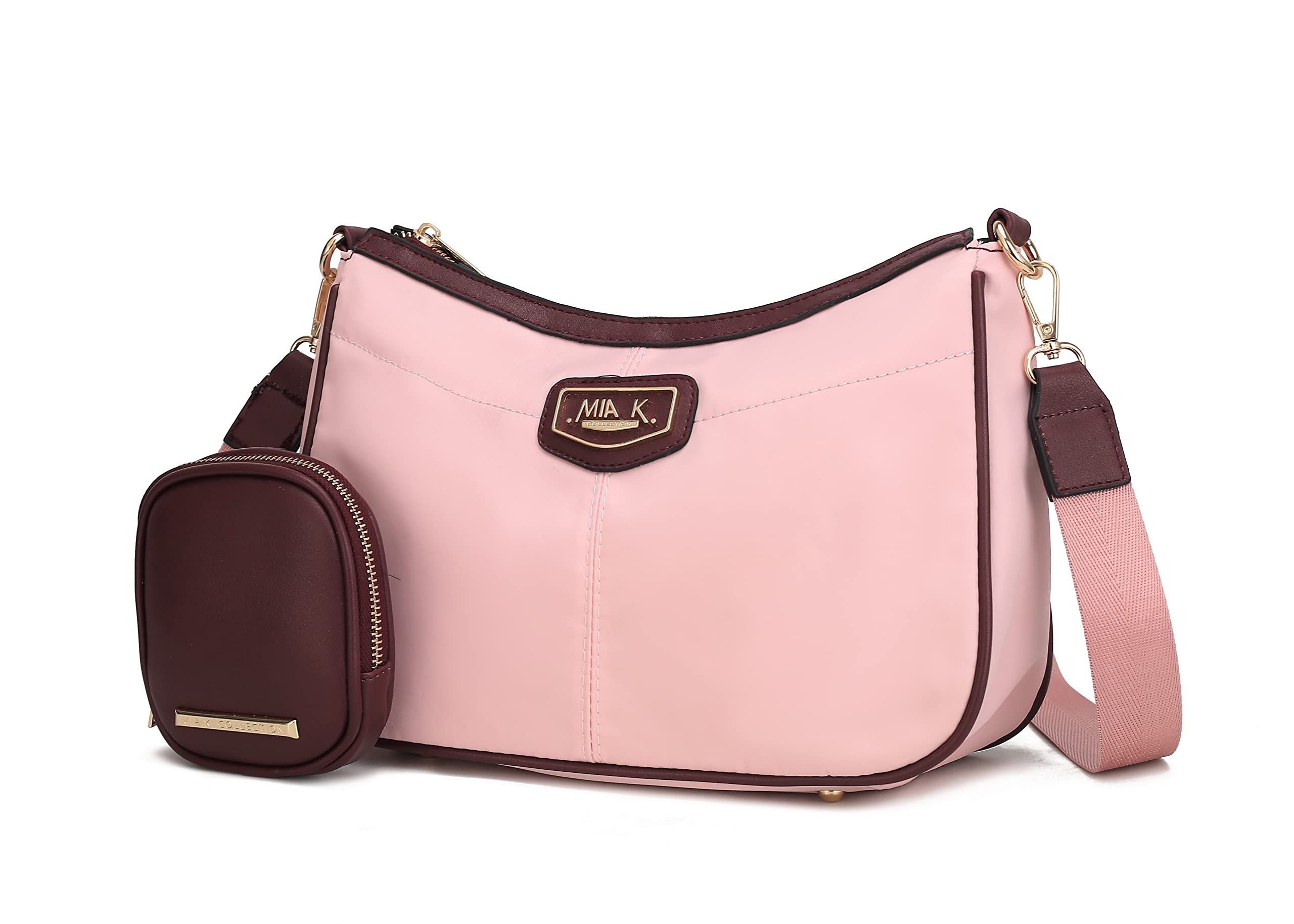 MKF Collection Women's Nylon Crossbody Bag - Stylish Messenger Shoulder Purse by Mia K | Perfect for Work, Travel & Everyday Use