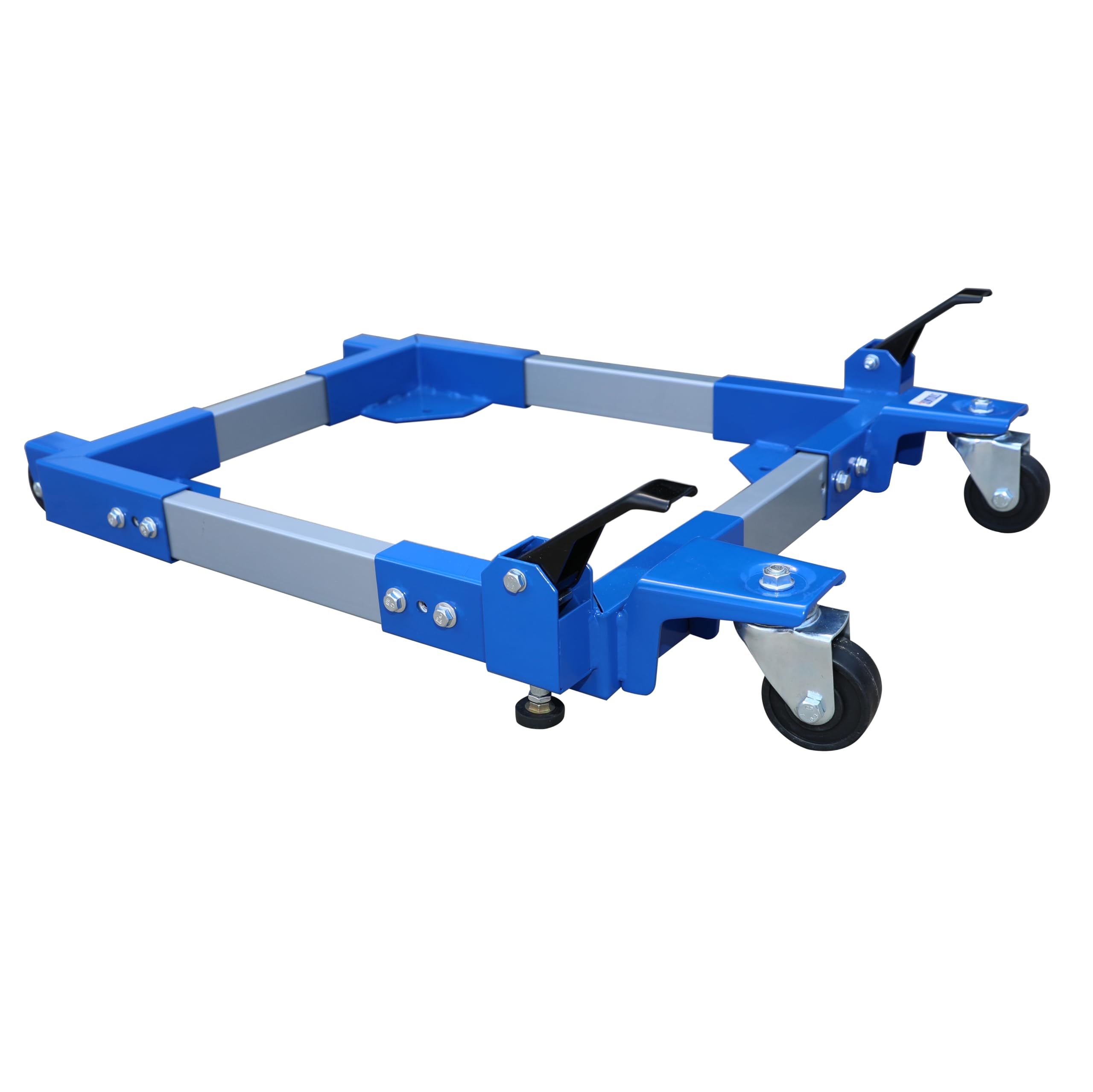 Heavy Duty Mobile Tool Base with Wheels - Adjustable Size & Locking Mechanism | Durable Metal Construction for Shop Equipment Stand | Perfect for Garage, Workshop & Industrial Use
