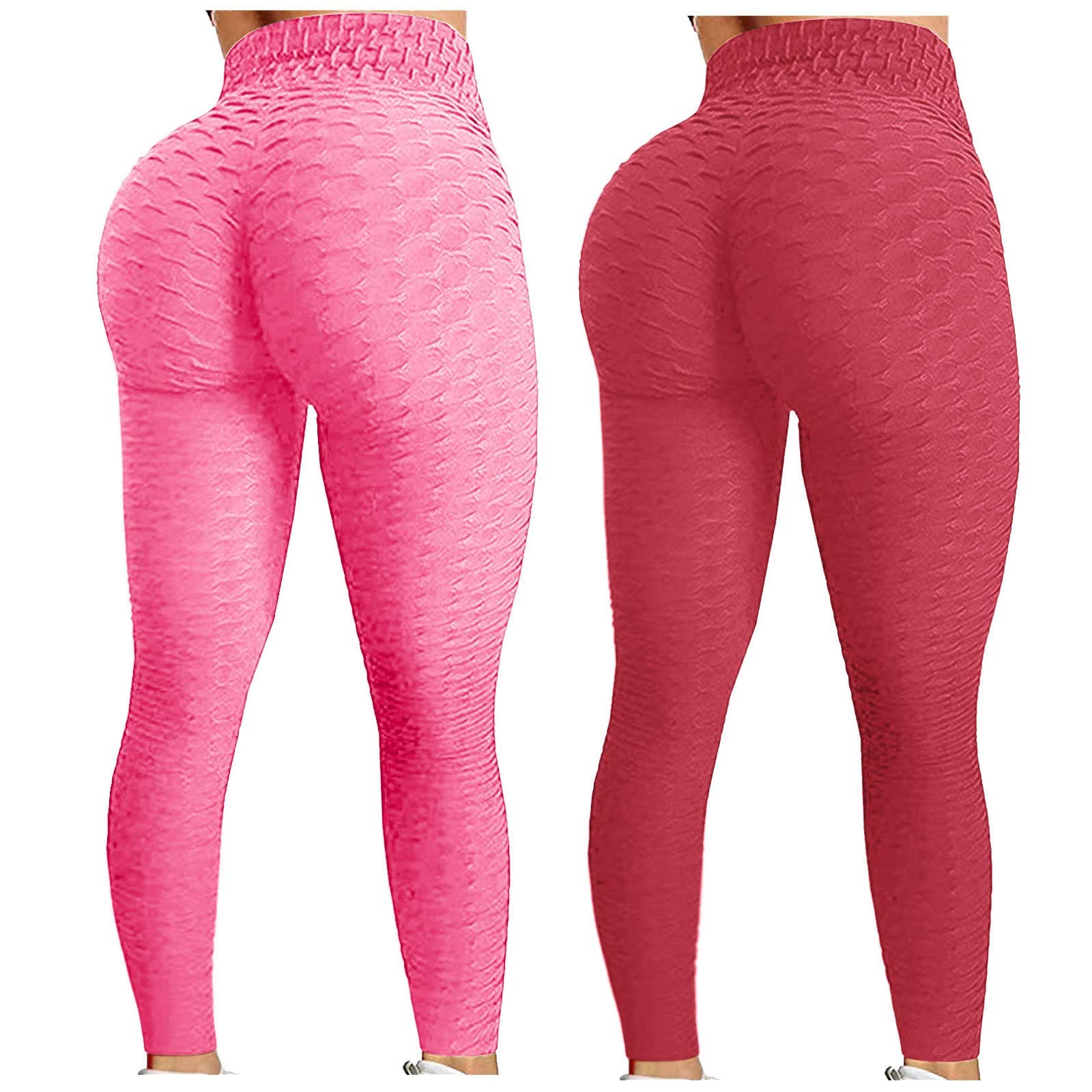 Smooto Women's High Waist Butt Lifting Yoga Pants - Anti Cellulite Workout Leggings with Tummy Control & Scrunched Butt Design for Big Booty - Perfect for Gym, Running, Yoga & Casual Wear (Size B 2, L)