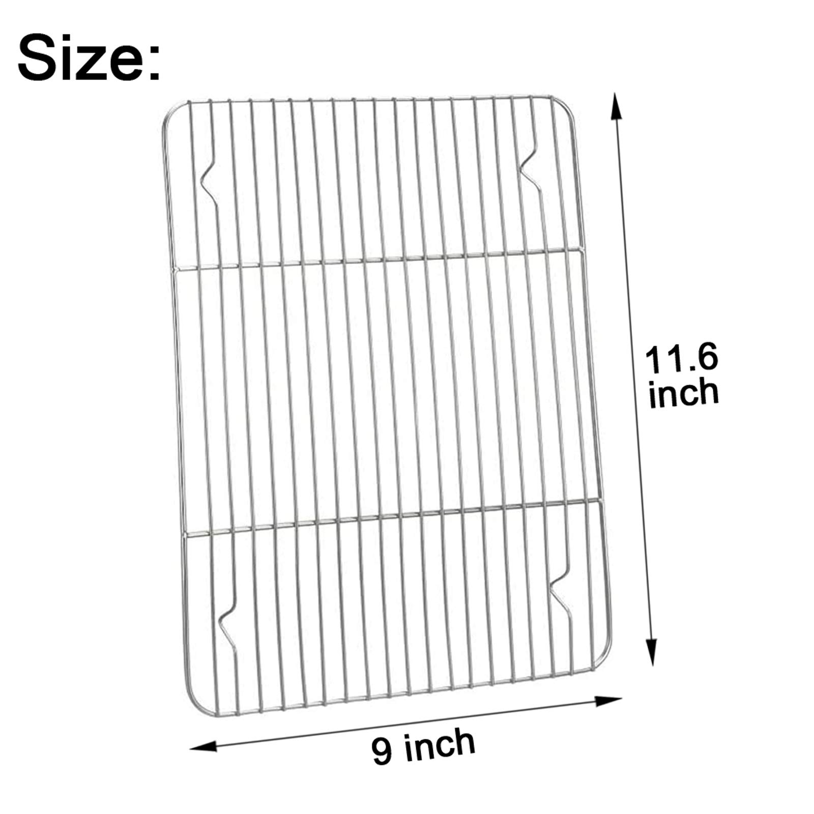 Stainless Steel Baking Cooling Rack Set of 2 - 11.6