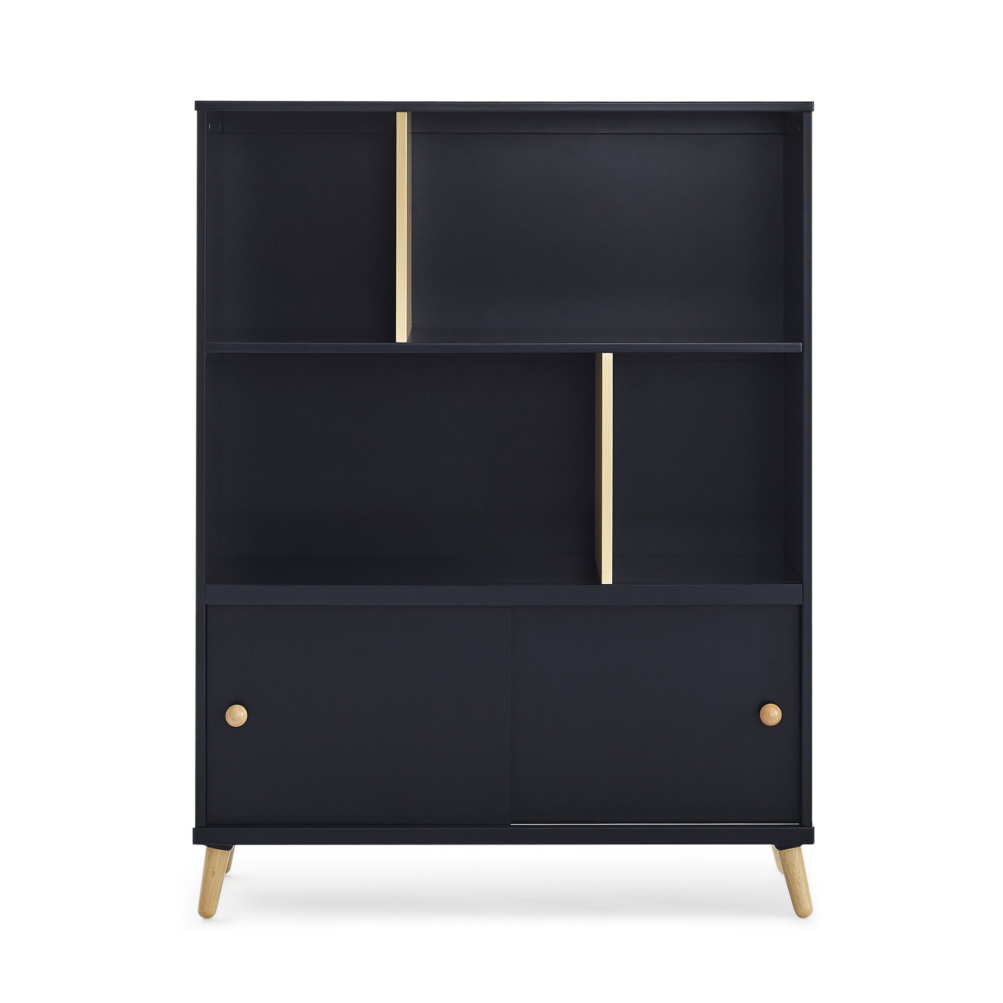 Essex Bookcase - Modern Wooden Bookshelf for Home & Office Storage | Perfect for Living Room, Bedroom, and Study Organization