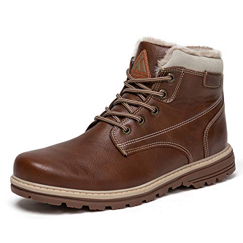 Mishansha Men's & Women's Waterproof Hiking Boots - Winter Snow Boots with Warm Fleece Lining for Outdoor Trekking, Camping and Cold Weather Activities