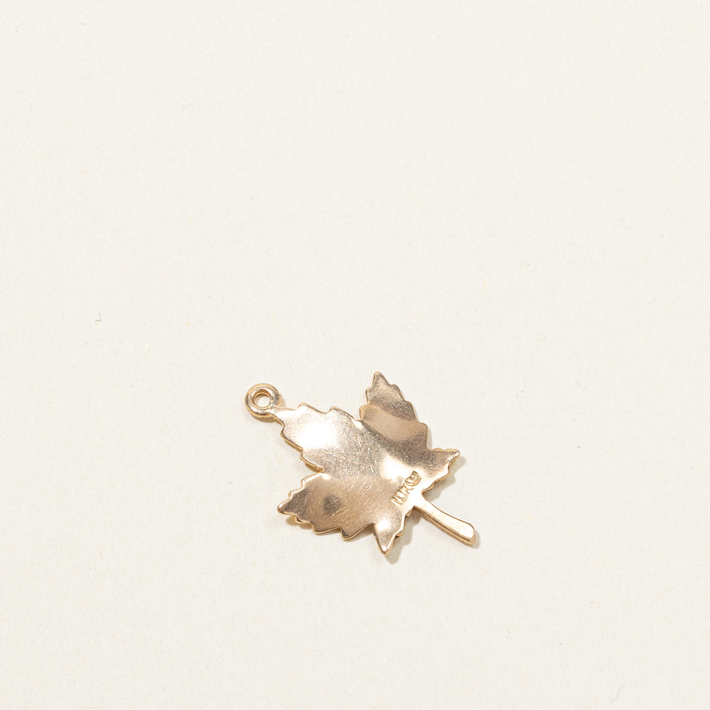 10K Two Tone Gold Maple Leaf Charm Pendant - Elegant Jewelry for Necklaces, Bracelets & Gifts | Perfect for Everyday Wear, Special Occasions & Canadian Pride