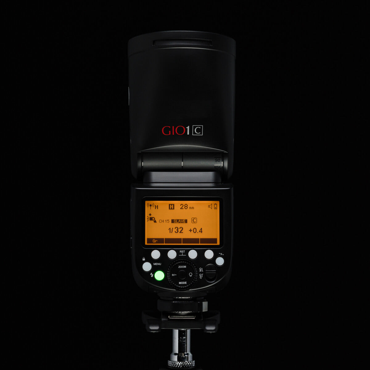 GIO1 (V1) 2.4GHz Round Head TTL & HSS Speedlite Flash with Rechargeable Battery - Compatible with DSLR & Mirrorless Cameras - Perfect for Portrait, Wedding & Event Photography