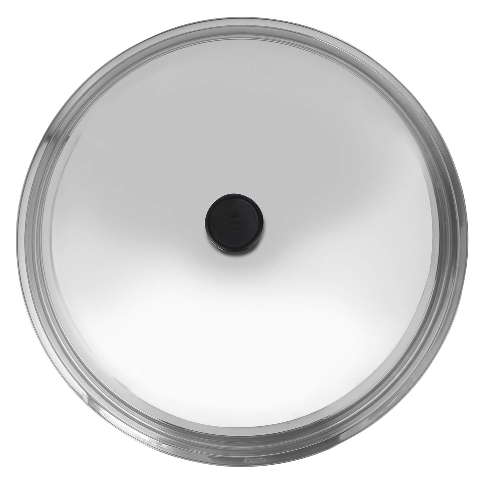 Premium Stainless Steel Cooking Pot Lid - Heat Resistant & Anti-Scald Wok Cover for Kitchen, Restaurant & Teppanyaki Cooking - Universal Fit for Skillets, Pans & Cookware - Durable Kitchen & Commercial Use Accessory