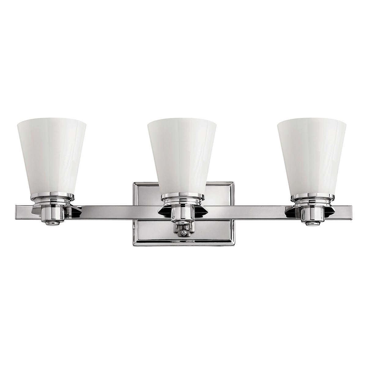 Avon 3-Light Bathroom Vanity Mirror Light Fixture - IP44 Waterproof - Perfect for Bathroom, Powder Room & Dressing Area Lighting