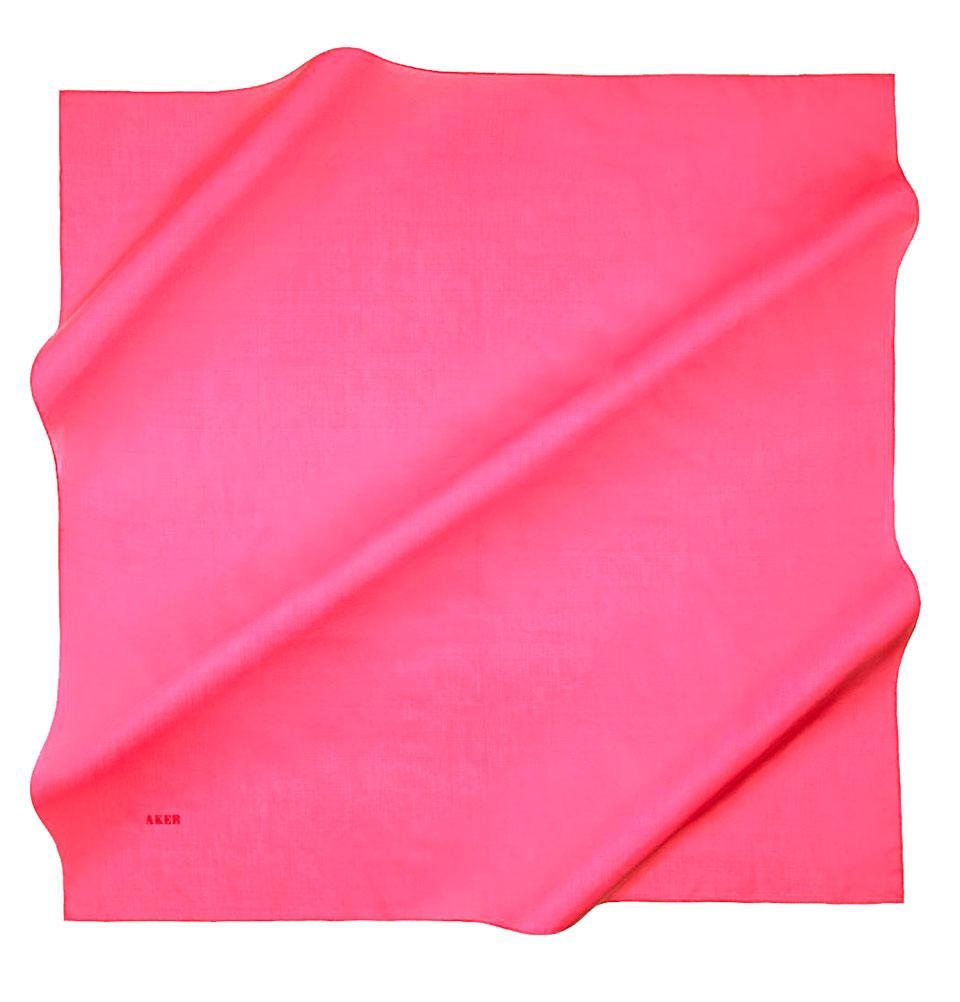 Aker Silk Cotton Square Solid Scarf #7071 498 - Lightweight Fashion Scarf for Women, Soft & Breathable, Perfect for Office, Travel and Casual Outfits