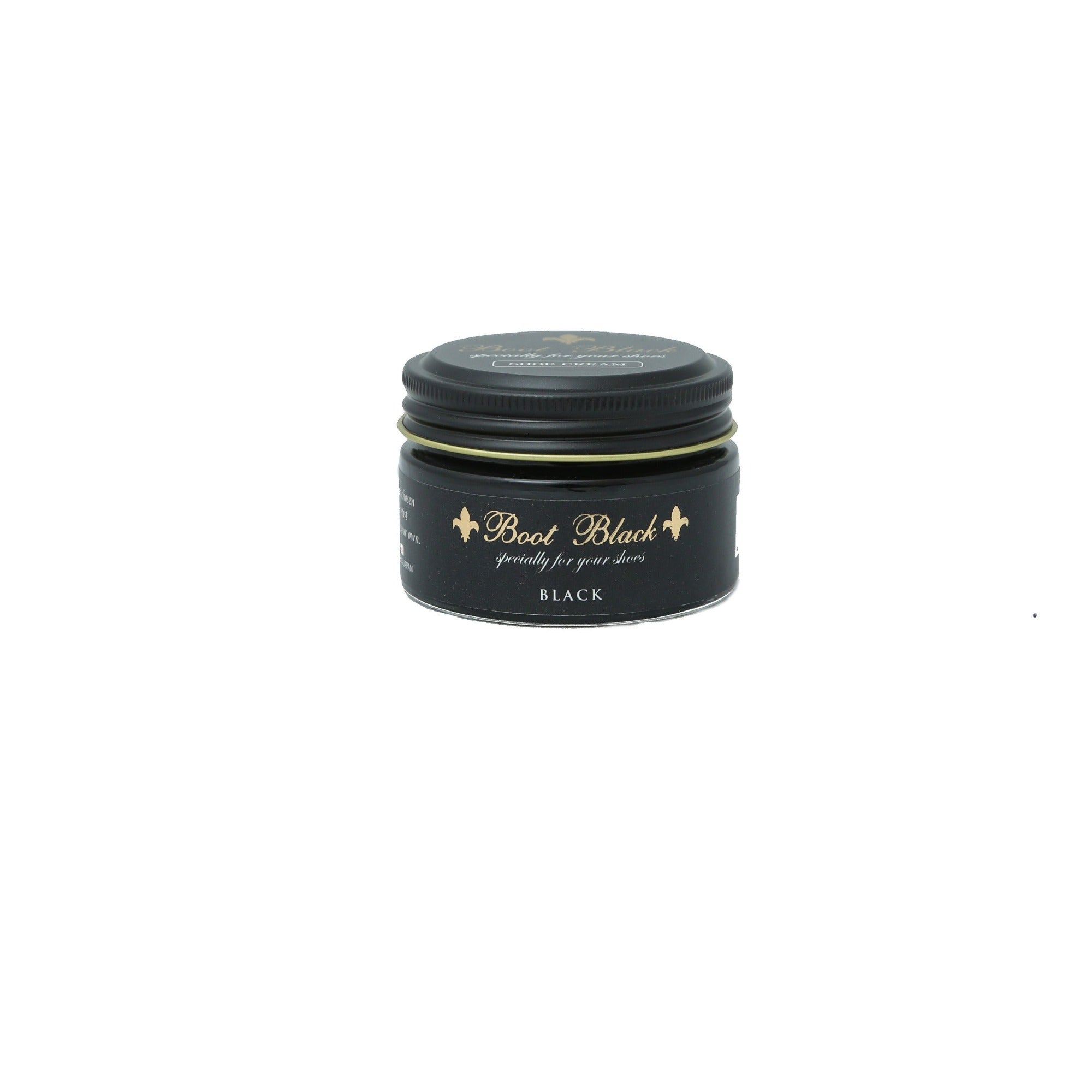 BOOT BLACK Shoe Cream Jar - Natural Leather Polish & Conditioner for Boots, Shoes & Accessories - Perfect for Shining, Protecting & Restoring Leather Items