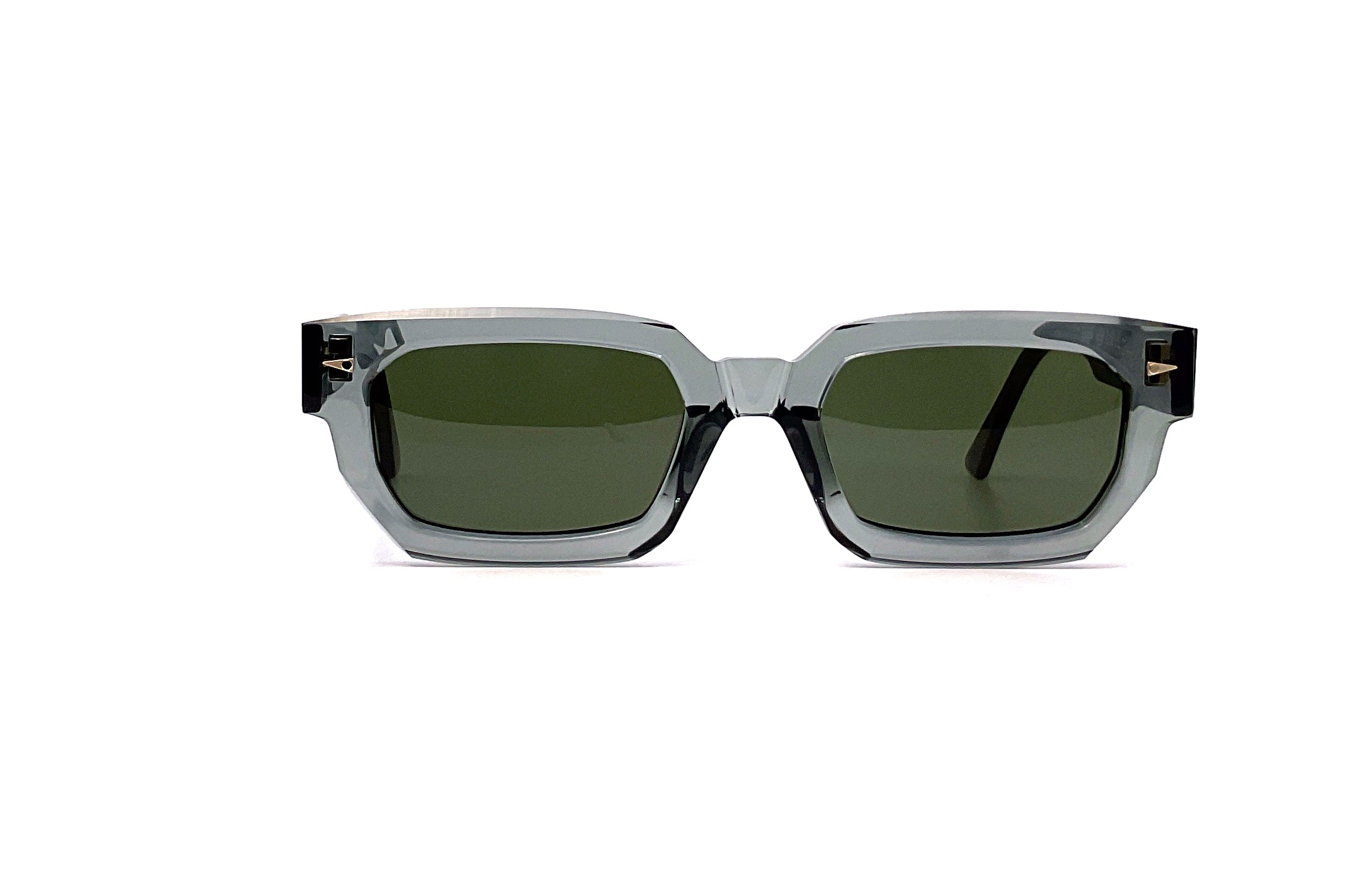 Ahlem Bonaparte Sunglasses (Rainlight | Dark Green) - Stylish UV Protection for Outdoor Activities & Fashion