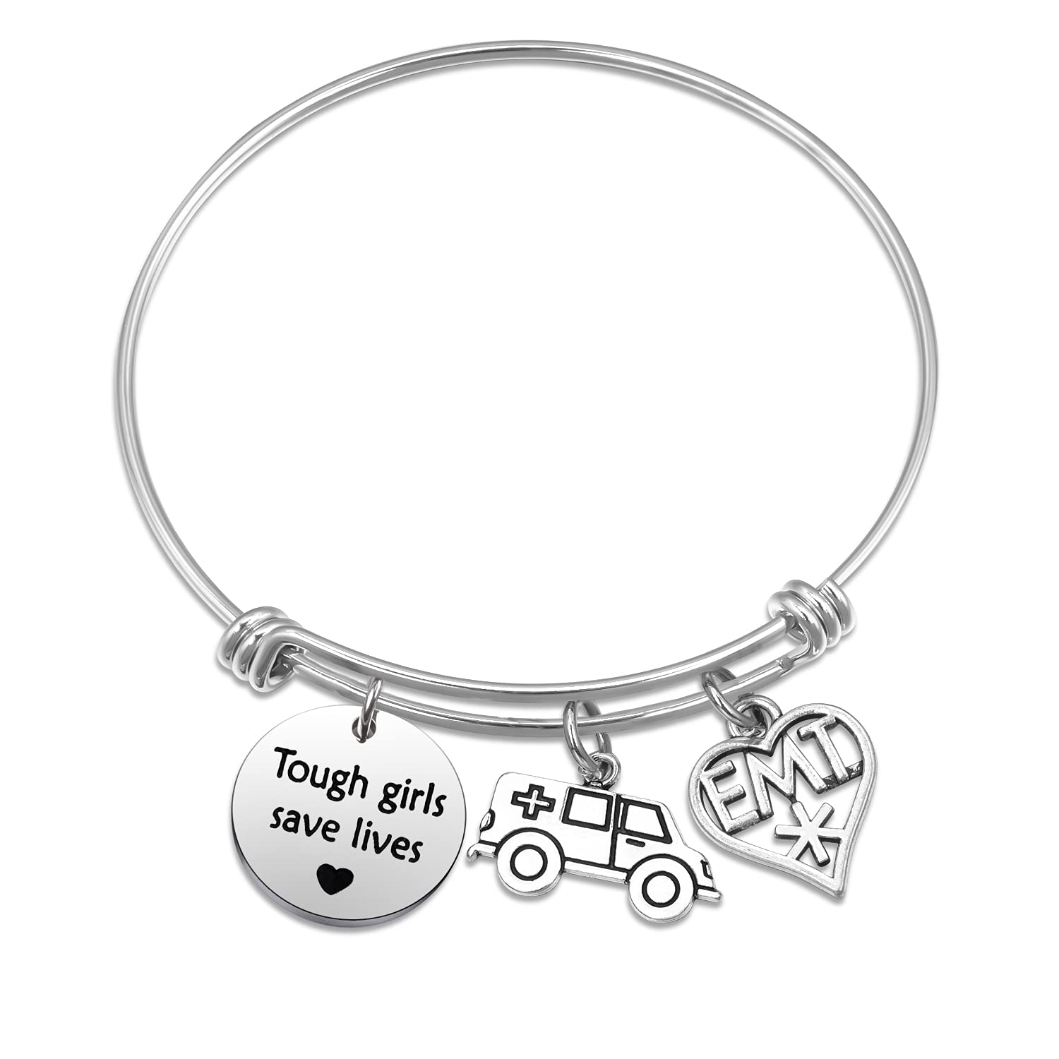 EMT Bracelet for Graduation - Emergency Medical Technician Jewelry Gift for Paramedics & EMTs - Perfect for Graduation Ceremonies, Appreciation Gifts & Daily Wear