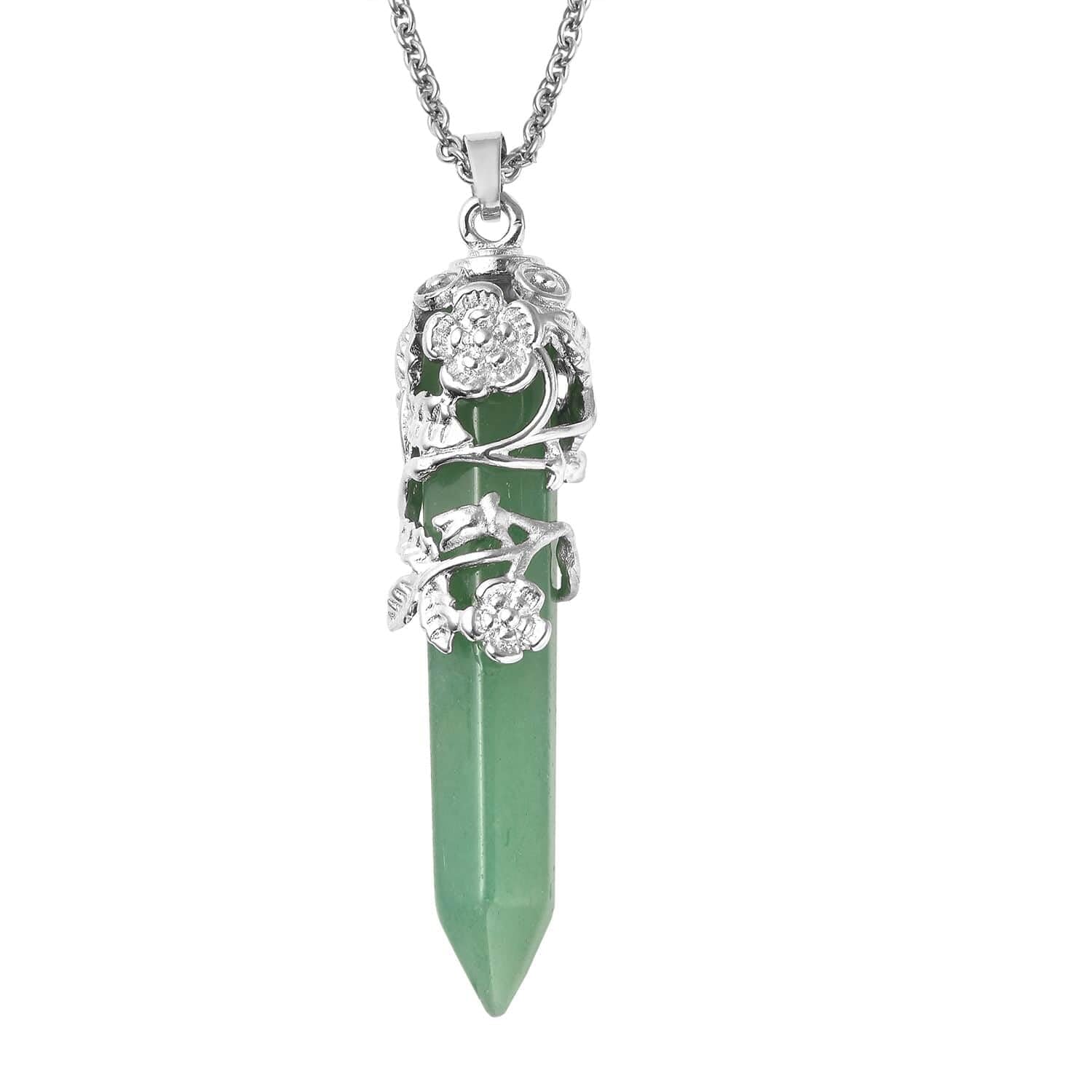Real Natural Healing Crystal Necklaces for Women - 24
