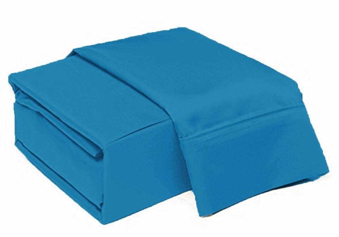 Luxury 1800TC Egyptian Cotton Sheet Set - Full Size, Deep Pocket 26-28