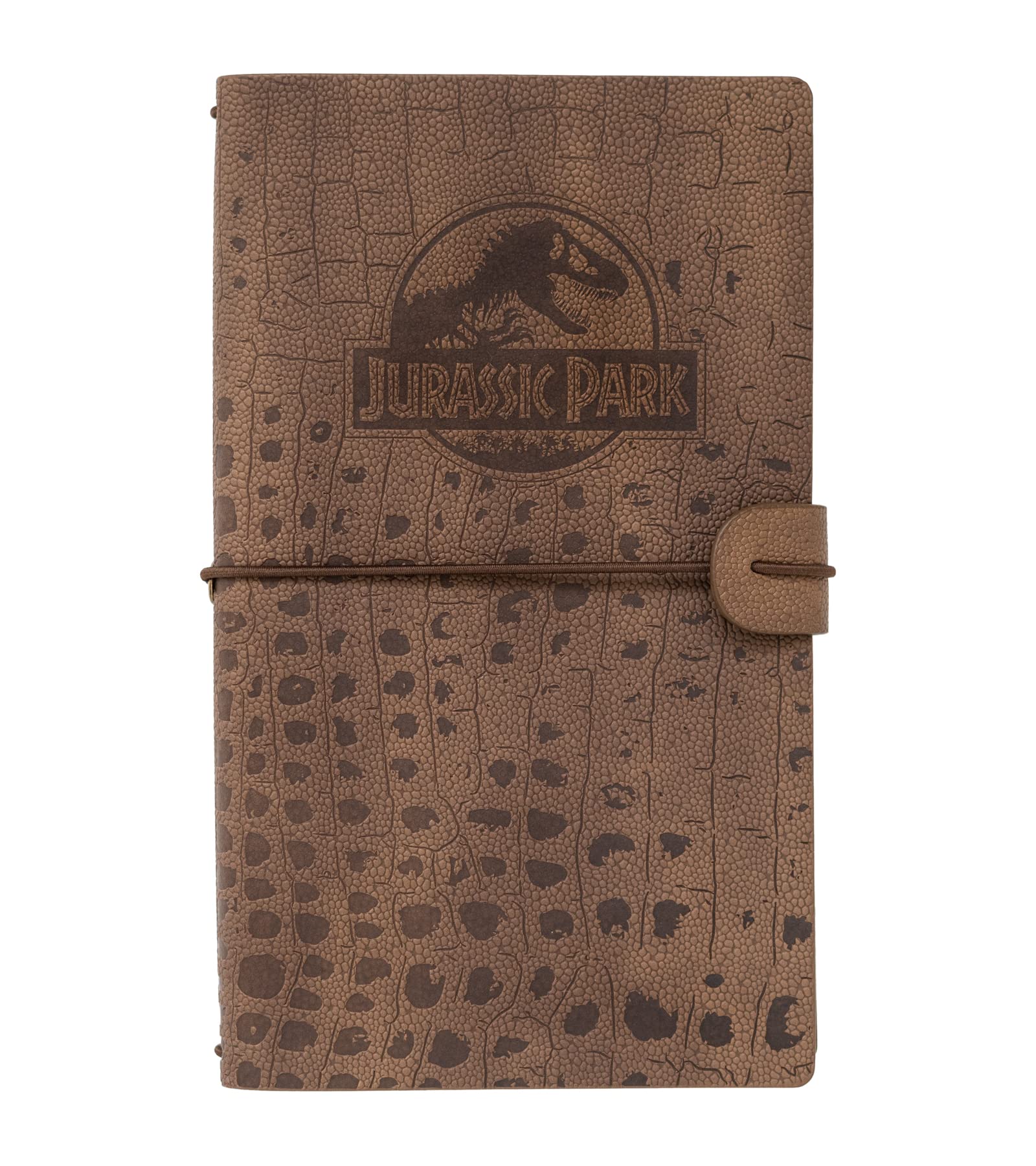 Premium PU Leather Travel Journal - Jurassic Park Themed Pocket Notebook for Men, 7.3 x 4 Inches, 80 Sheets | Perfect Travel Companion, Gift for Adventurers & Dinosaur Enthusiasts | Use for Vacation Planning, Daily Journaling & Note-Taking