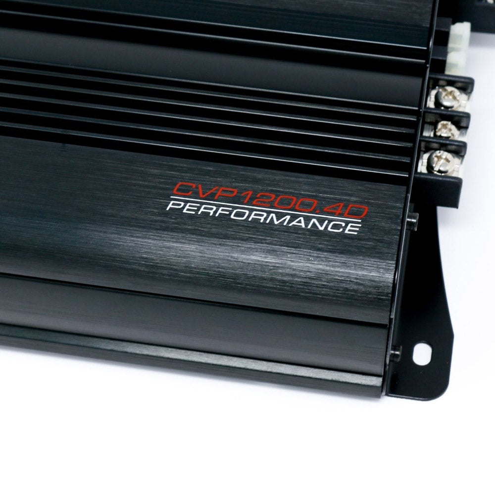 Cerwin Vega CVP1200.4D 4-Channel Car Amplifier - 1200W Class A/B 2 Ohm Stable Power Amp for Car Audio Systems | Perfect for Car Stereo Upgrades & Bass Enhancement
