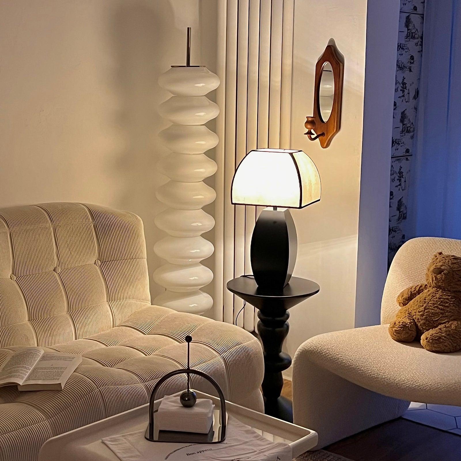 Modern Javier Black Table Lamp - Stylish LED Nightstand Lamp for Bedroom, Living Room & Office - Perfect for Reading, Decor & Ambient Lighting