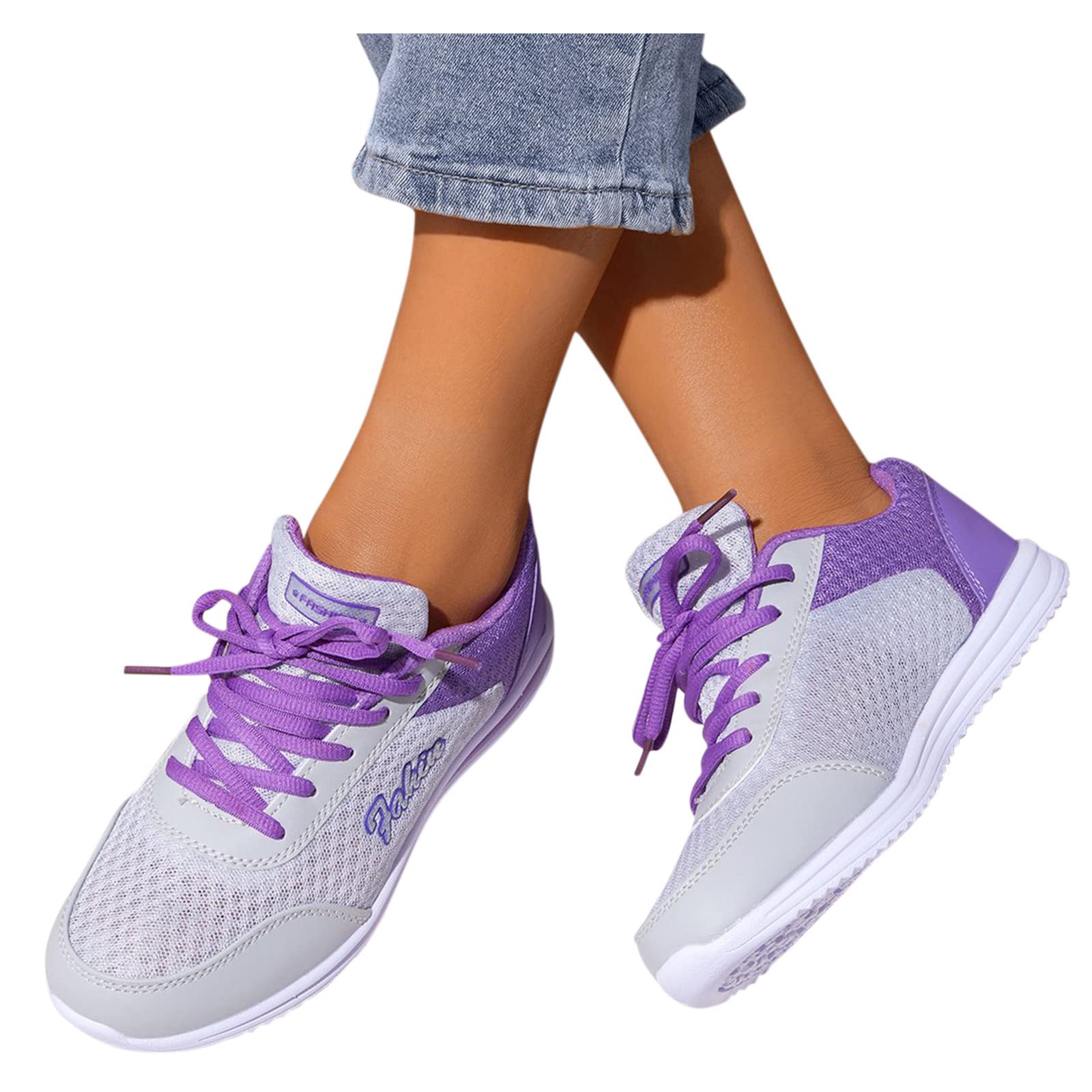**Breathable Women's Mesh Slip-On Sneakers - Comfortable Casual Walking Shoes for Running, Gym & Everyday Wear**