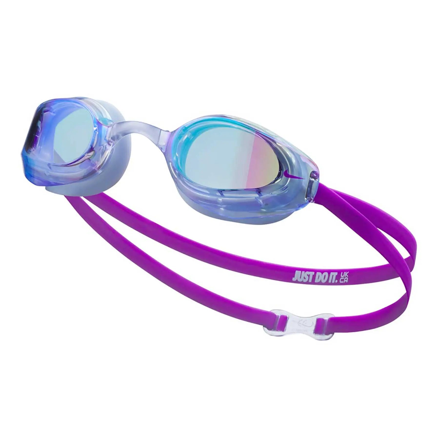 Nike Vapor Swim Goggles - Lilac Purple for Competitive Swimming & Training - UV Protection & Anti-Fog Lens for Pool, Open Water & Triathlon