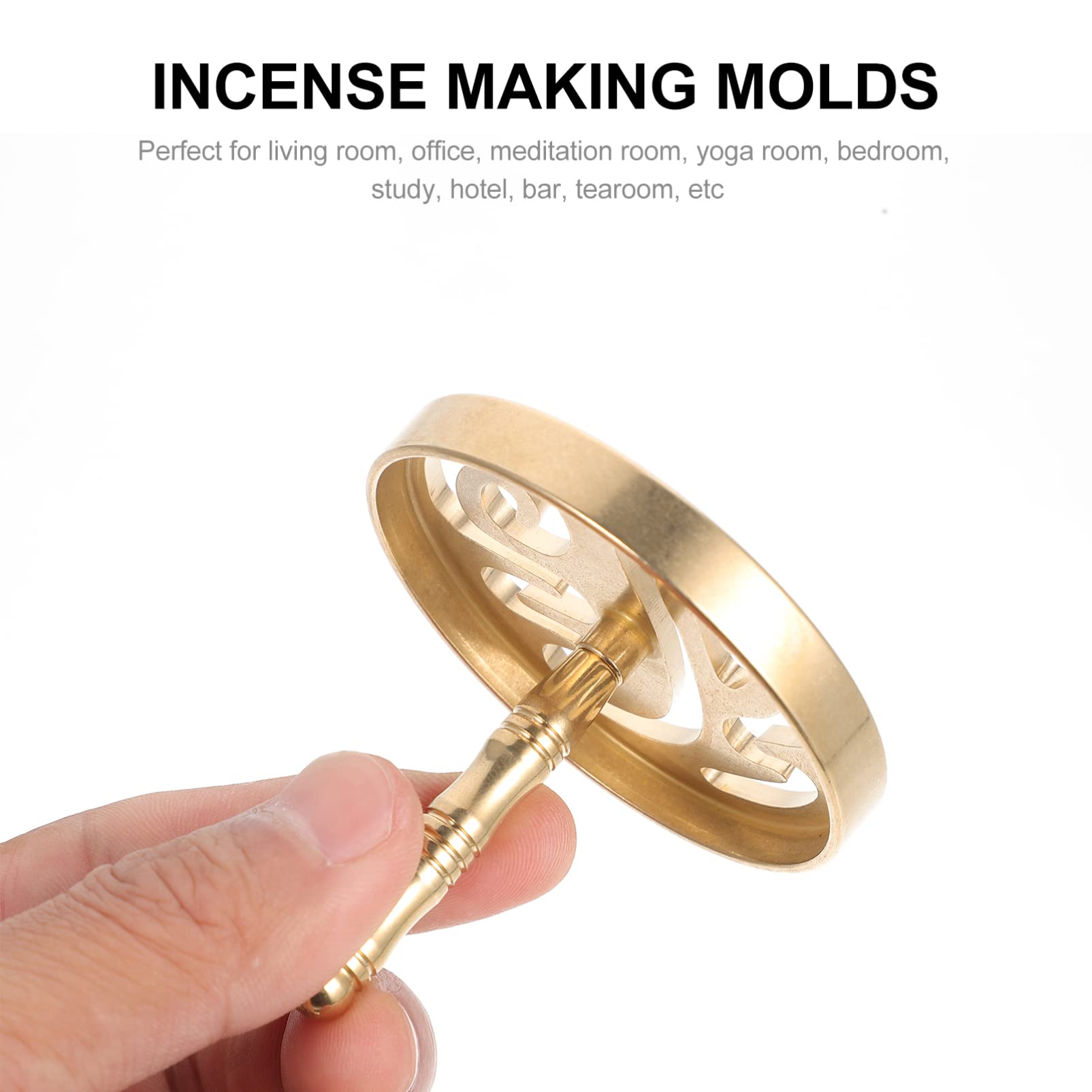 Premium Incense Press Device - Handmade Incense Seal Maker, DIY Incense Molds for Cones & Sticks - Essential Incense Making Supplies for Home, Meditation & Spiritual Practices