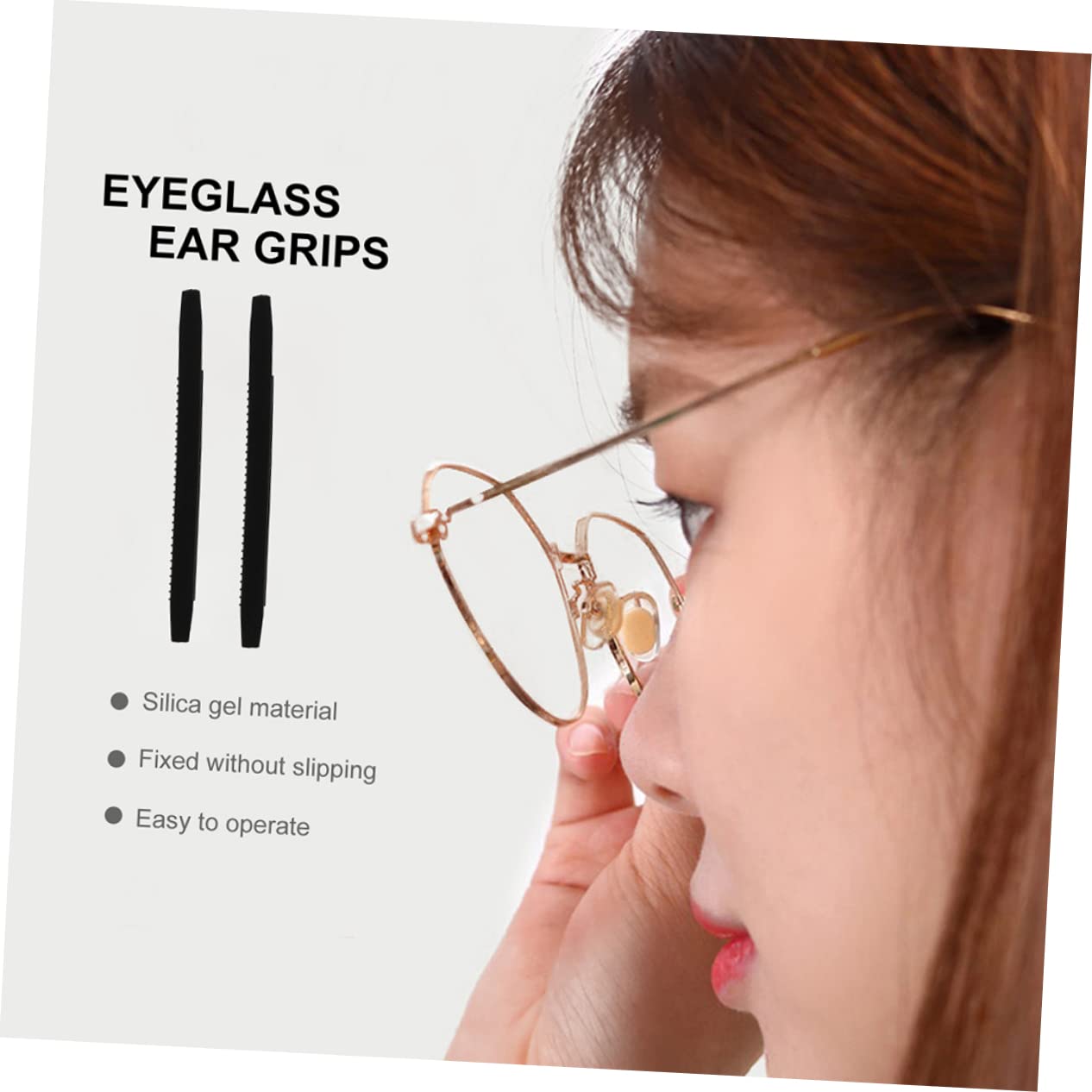GLEAVI 120-Pack Non-Slip Glasses Grips & Silicone Ear Hooks - Anti-Slip Eyewear Accessories for Glasses Frames, Leg Warmers, and Holders - Perfect for Reading, Sports, and Daily Wear