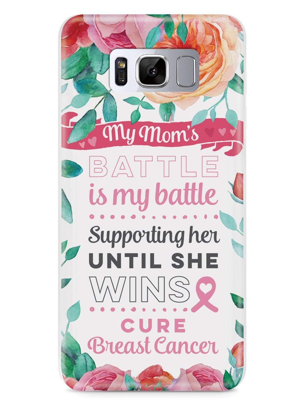 3D Textured Protective Phone Case for Samsung Galaxy S9 Plus - Breast Cancer Awareness Inspired Design - Durable & Slim Cover for Everyday Use - Perfect Gift for Mom, Survivors & Supporters