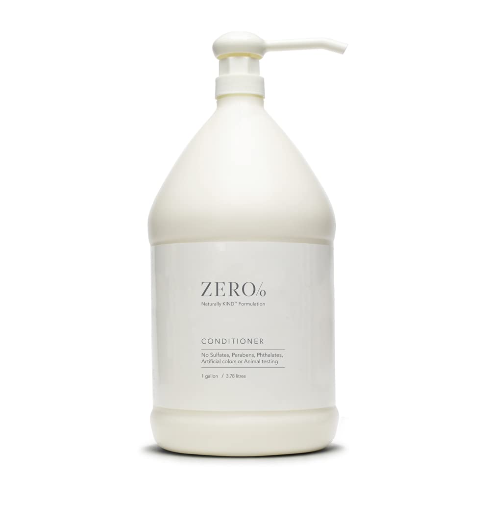 Gilchrist & Soames Zero% Unisex Conditioner - 1 Gallon | Light & Fresh Formula for All Hair Types | Paraben, Sulfate & Phthalate Free | Salon & Hotel Professional Use | Ideal for Daily Hair Care & Spa Treatments