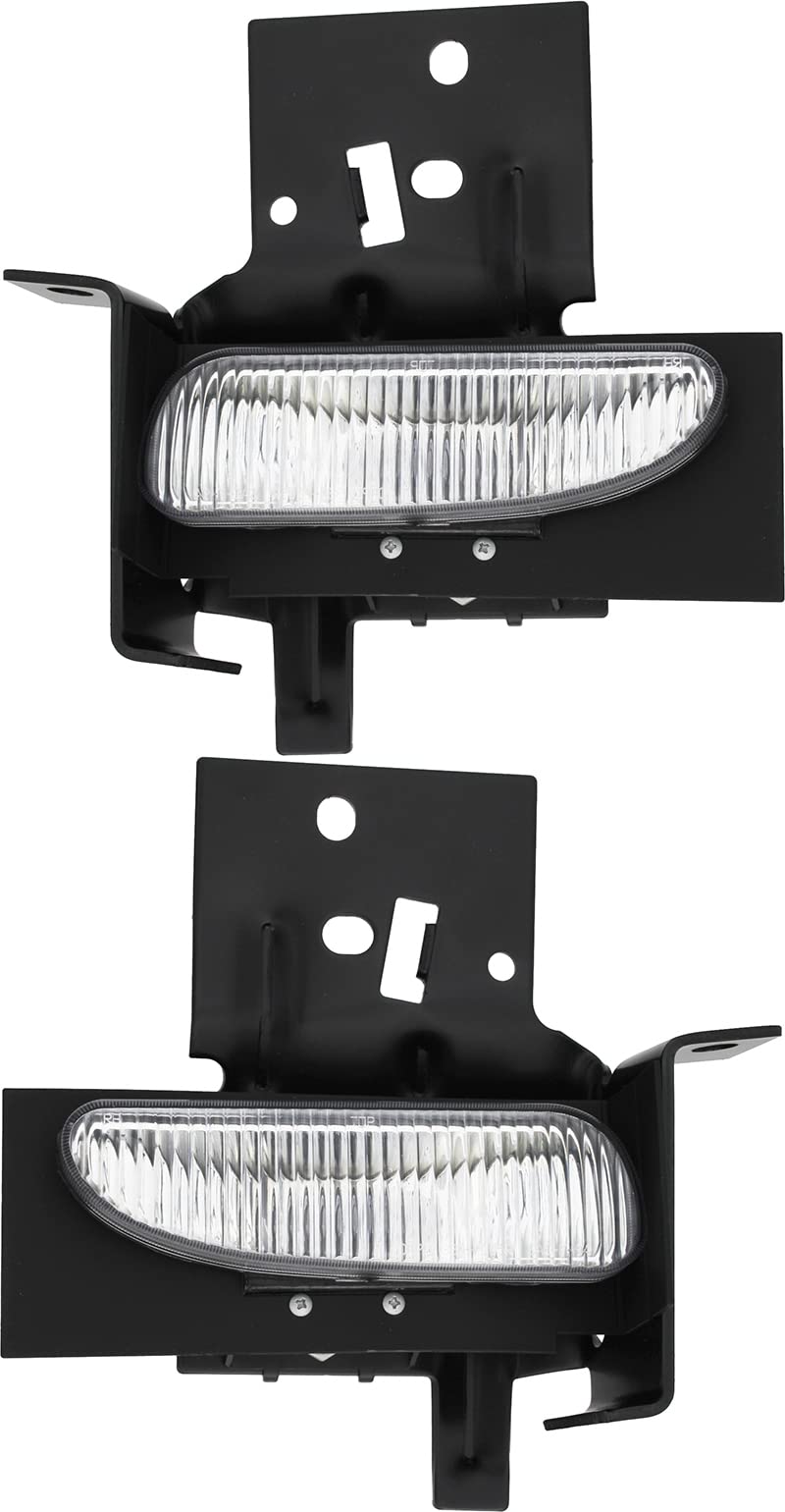 Ford Mustang Fog Lights Replacement Set - Compatible with 1996-1998 Models (Driver & Passenger Side) | Durable All-Weather Fog Lamps for Enhanced Night Driving Safety