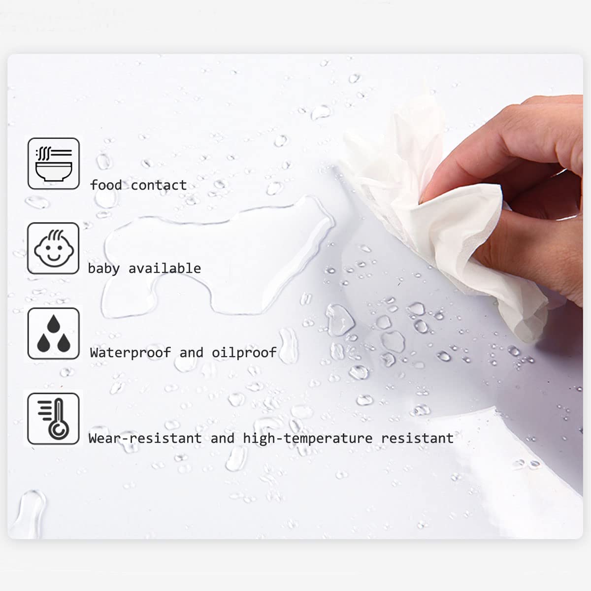 Frosted Transparent Desk Pad - 24