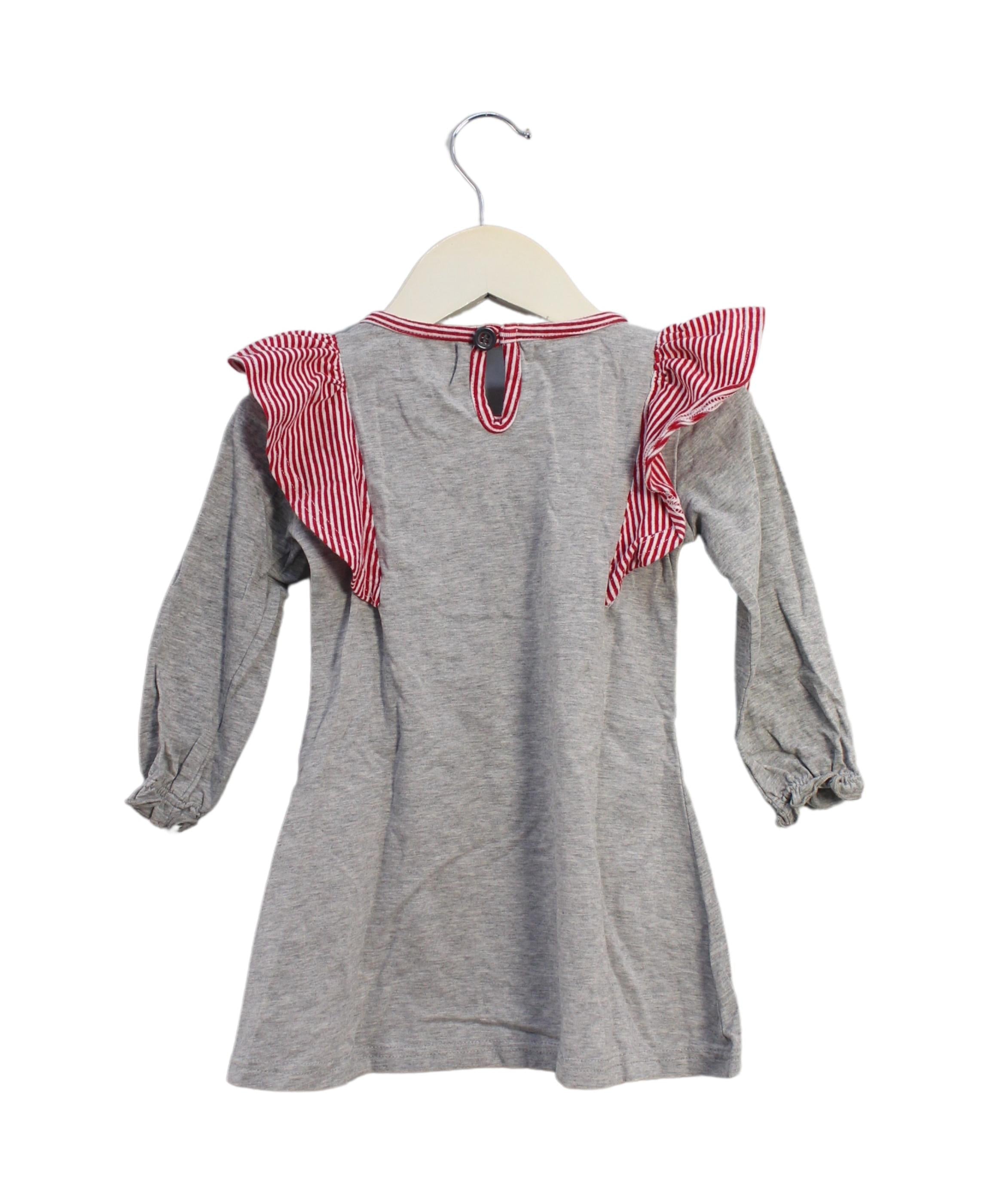 Little Dog Laughed Long Sleeve Dress for Toddlers 2T-3T - Cute Playtime & Special Occasion Outfit
