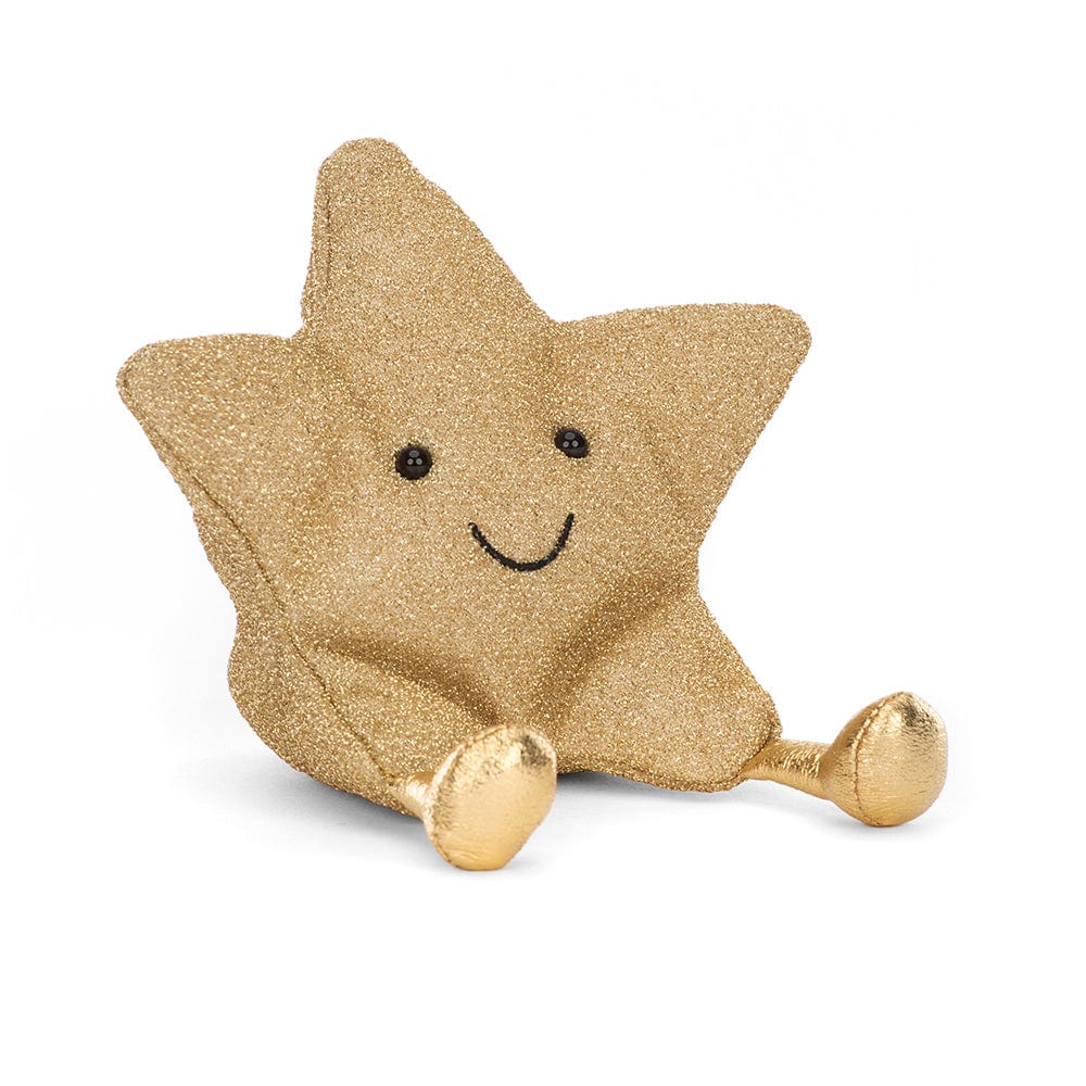Jellycat Amuseable Star Plush Toy - Soft & Cuddly Stuffed Animal for Kids & Adults - Perfect for Gifts, Nursery Decor, and Comforting Companionship