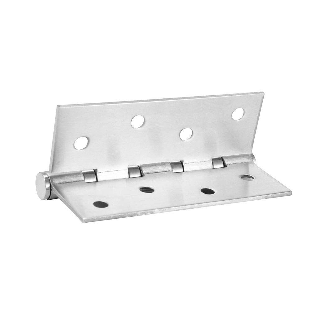2 Pack Stainless Steel Hinges for Doors, Drawers, Cabinets - Heavy Duty 8 Hole Mounting Hardware for Furniture, Bookcases, Windows - Durable Home Improvement & DIY Project Solution (Perfect for Kitchen Cabinets, Wardrobes, Storage Units)