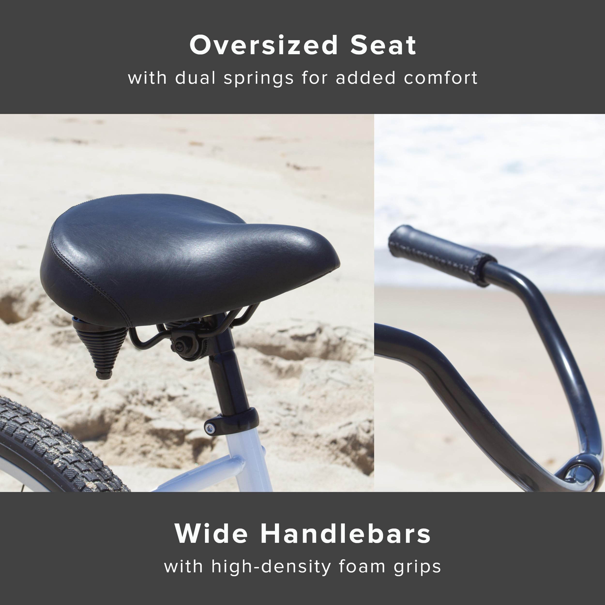 Firmstrong Urban Lady Beach Cruiser Bike - Comfortable Women's Bicycle for Leisure Riding, Commuting & Beach Cruising | Perfect for Coastal Rides, City Commutes & Weekend Adventures