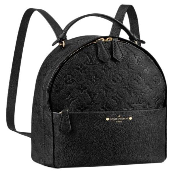 LV Sorbonne Backpack Monogram Empreinte Leather Noir - Luxury Designer Backpack for Women - Perfect for Work, Travel & Everyday Use