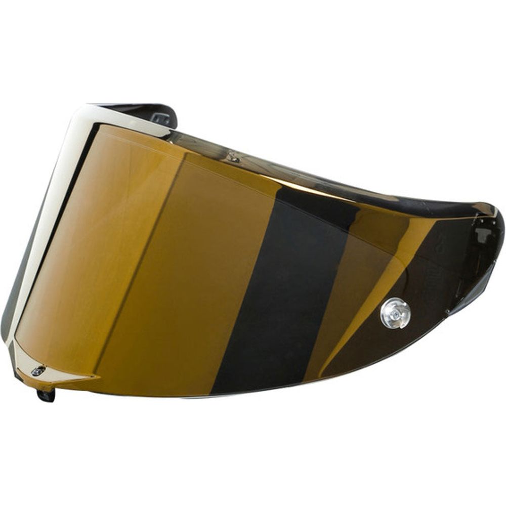 AGV Race 3 Motorcycle Helmet Anti-Scratch Visor - Iridium Gold Coating for Sun Protection & Enhanced Visibility | Perfect for Racing, Street Riding & Outdoor Adventures