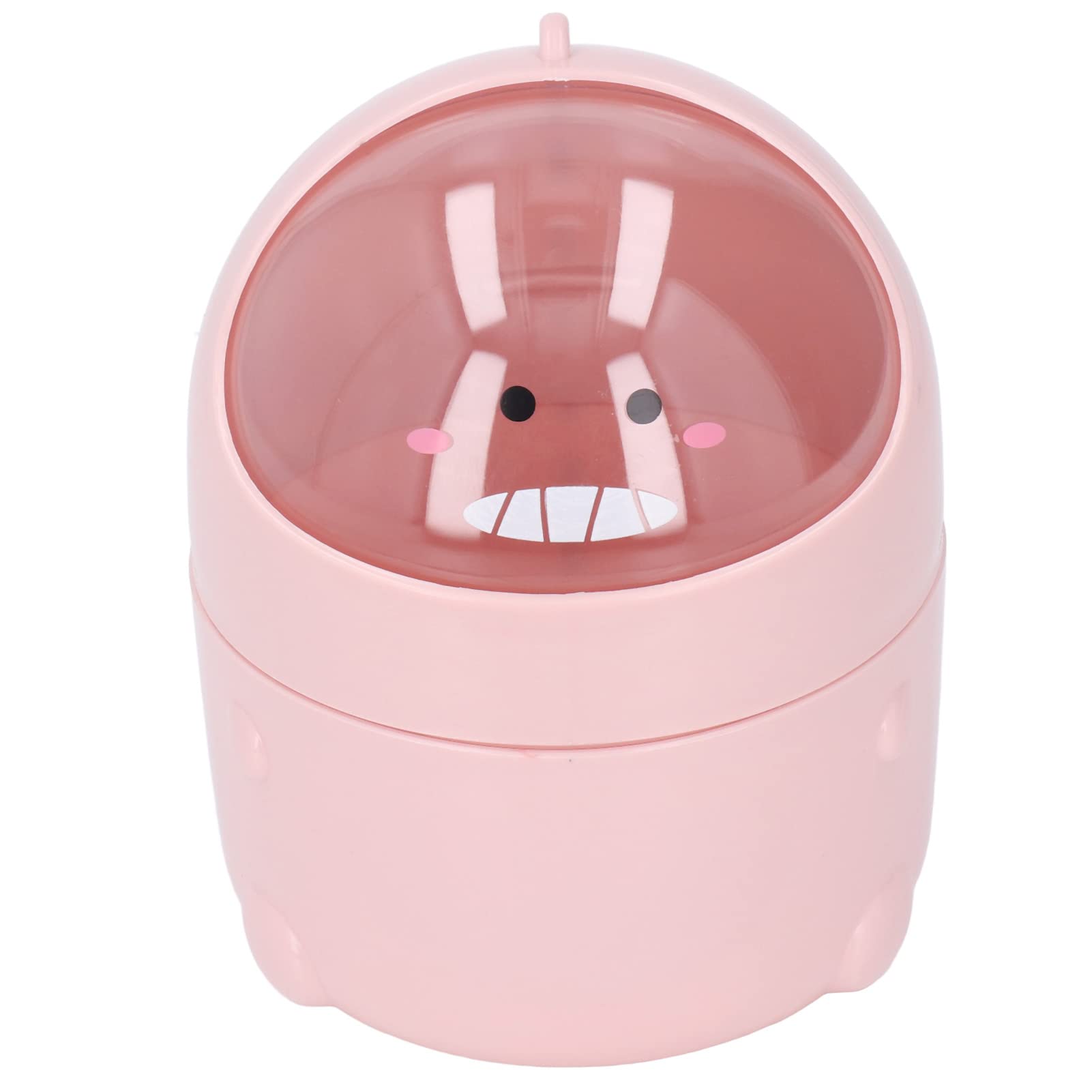 Qinlorgo Mini Desktop Trash Can - Cute Baby Dinosaur Detachable Design, Durable Plastic Small Office Trash Bin for Desk, Home, School & Workspace | Perfect for Paper Clips, Snack Wrappers & Daily Desk Organization