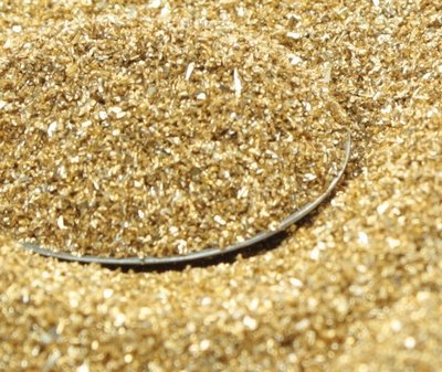 Premium German Glass Glitter - 4 Ounce Bag (90 Grit) - Sparkly Gold Craft Glitter for DIY, Scrapbooking, Nail Art & Home Decor - Imported High-Quality Fine Glitter