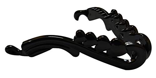 Trendy Black Plastic Butterfly Hair Claw Clip for Women - Medium Size Hair Accessories - Pack of 10 - Perfect for Everyday Wear, Parties, and Special Occasions