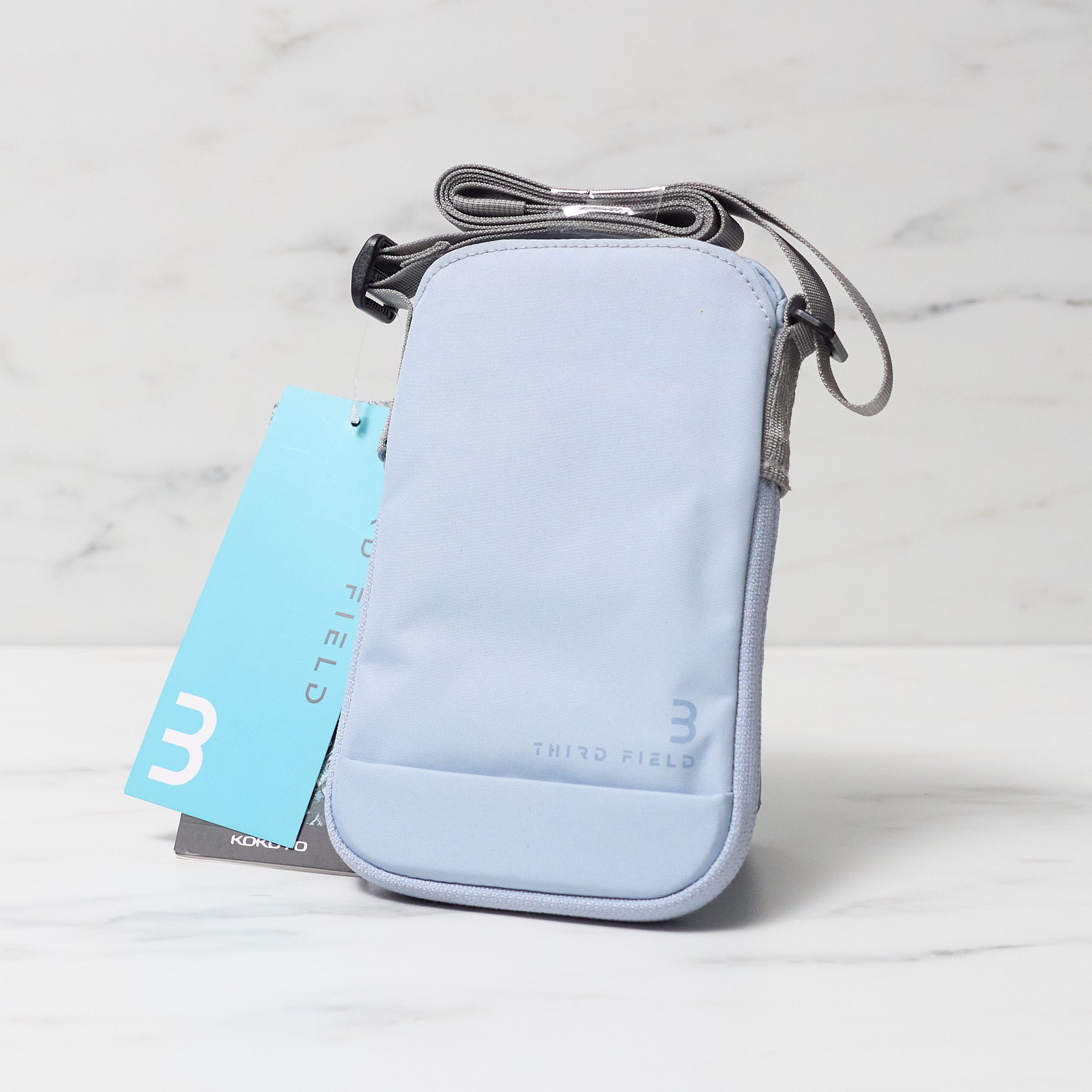 Vintage THIRD FIELD Stand Phone Pouch by KOKUYO - Durable Crossbody Cell Phone Holder for iPhone & Android - Perfect for Travel, Hiking & Everyday Use