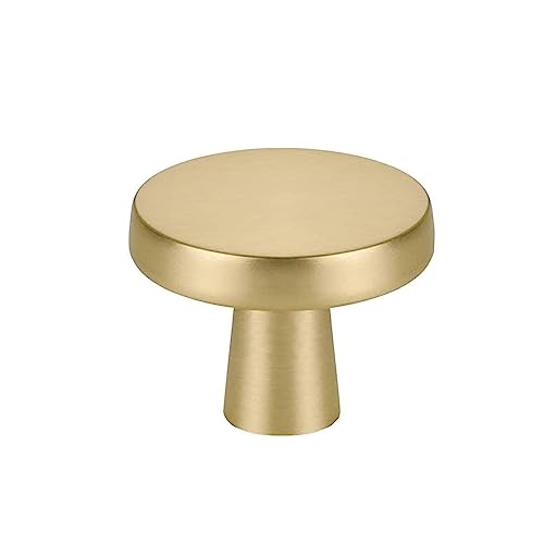Brushed Gold & Round