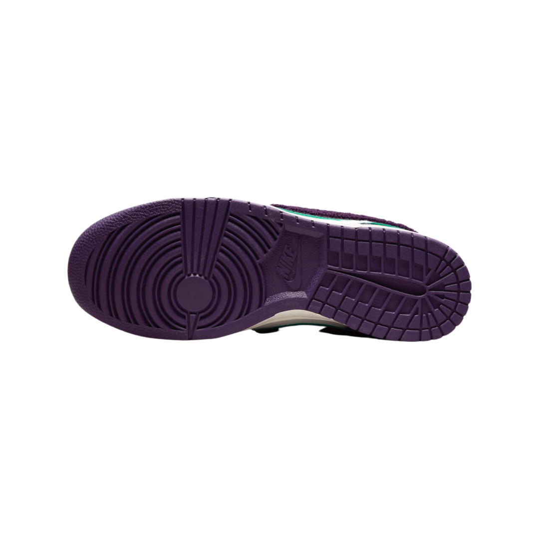 Nike Dunk Low Chenille Swoosh Grand Purple White Sneakers - Comfortable Casual Shoes for Men & Women - Perfect for Streetwear, Gym, and Everyday Wear