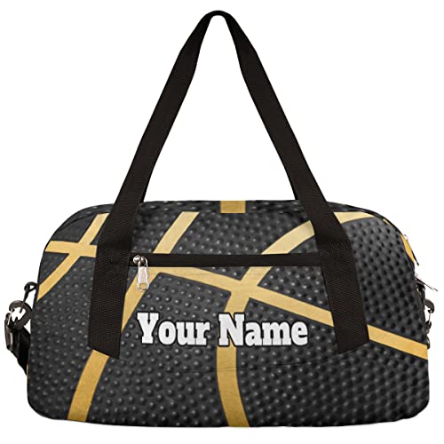 Black Golden Basketball Texture