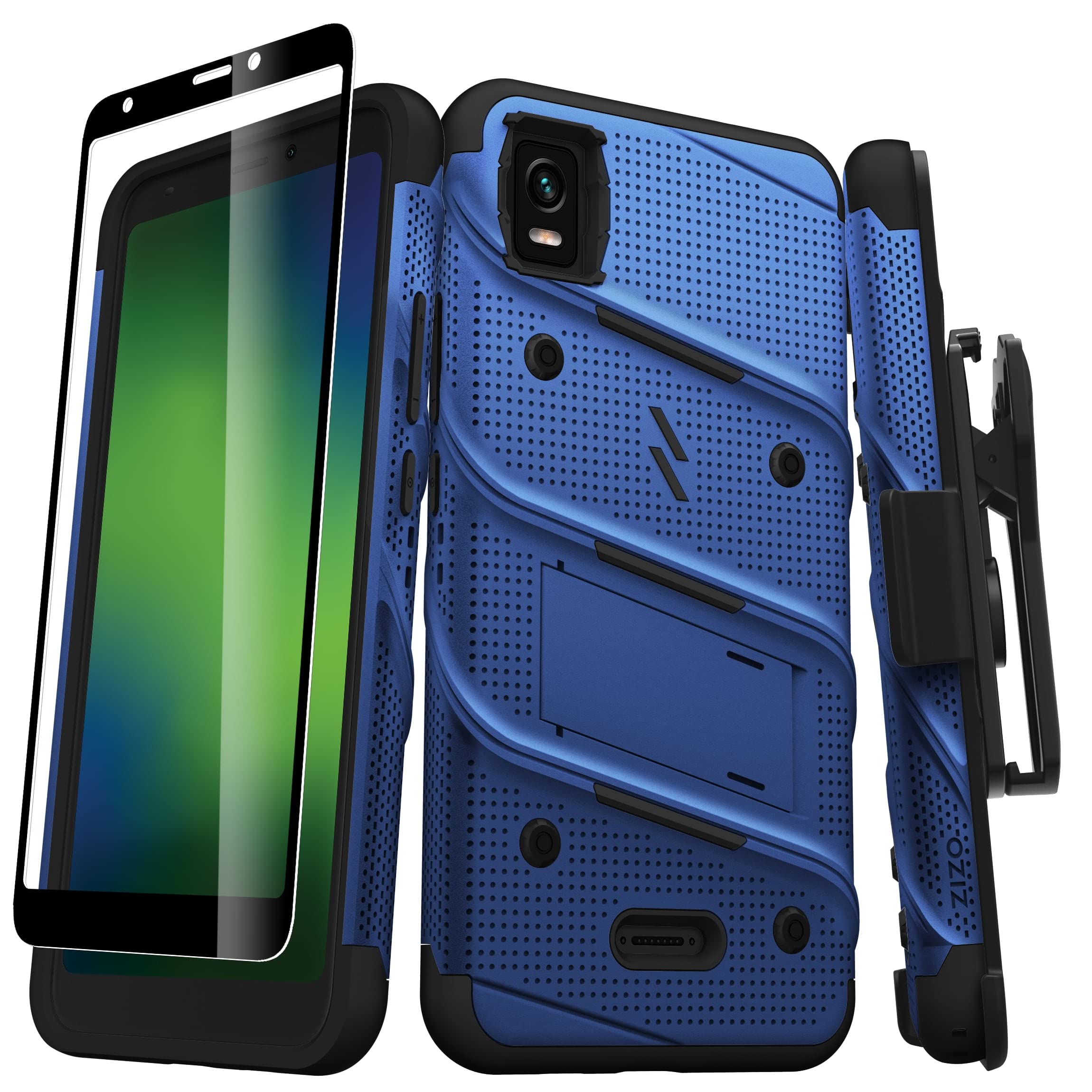 ZIZO Cricket Vision Plus Case with Screen Protector - Blue for Outdoor Sports