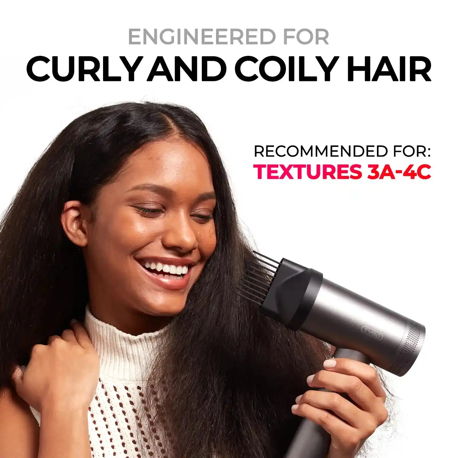 TYMO AIRHYPE LITE Hair Dryer Comb Nozzle Attachment - Professional Styling Tool for Smooth & Tangle-Free Blowouts - Perfect for Home & Salon Use
