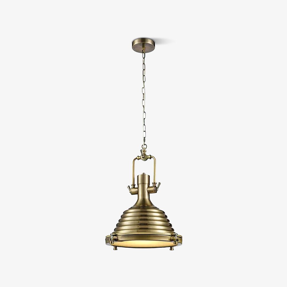 Vintage Industrial Country Metal Pendant Light - Rustic Farmhouse Ceiling Lighting for Kitchen, Dining Room, and Entryway