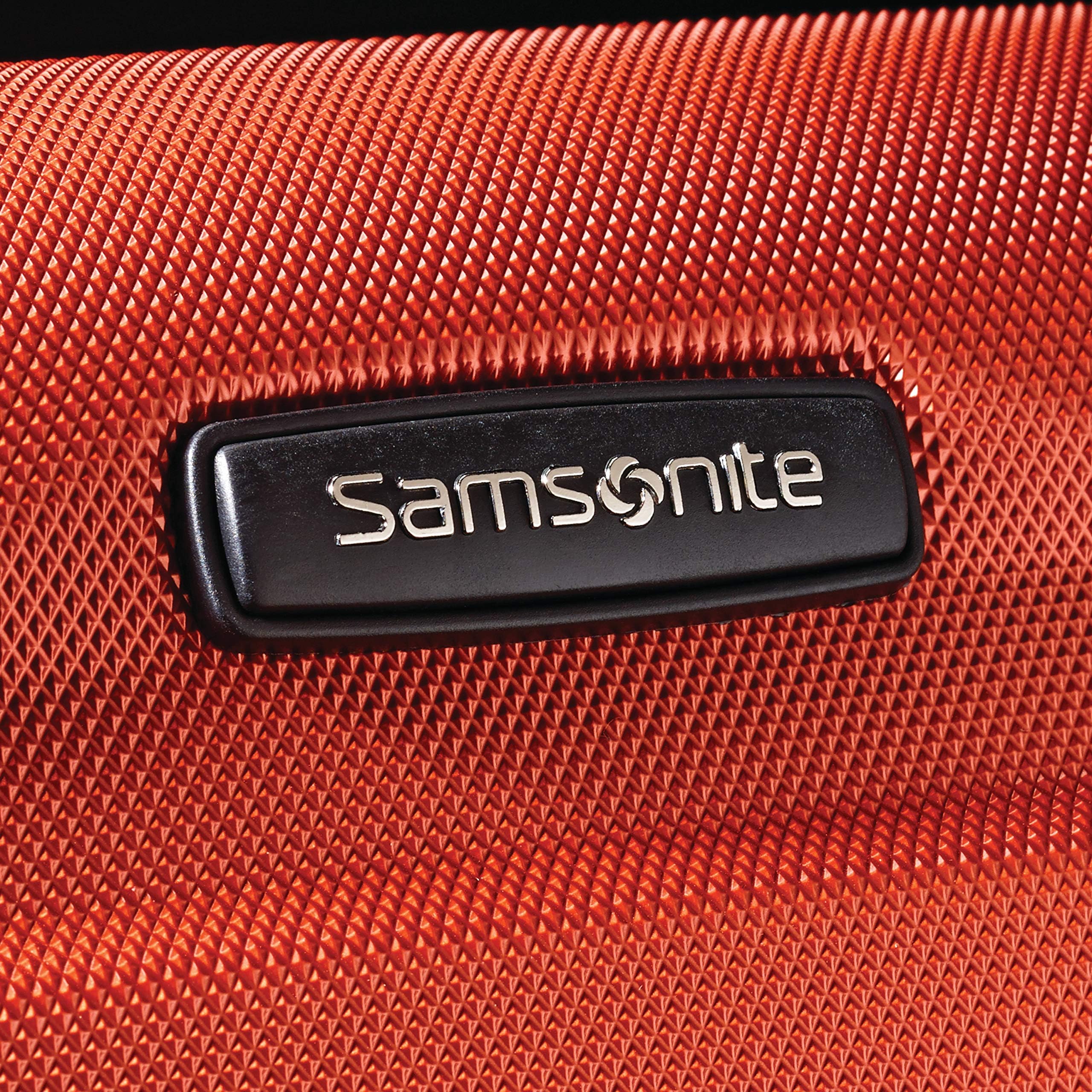 Samsonite Omni PC Hardside Expandable Luggage Set with 360° Spinner Wheels - 3-Piece (20/24/28 Inch) Carry-On Suitcases in Burnt Orange | Perfect for Business Travel, Family Vacations & International Trips