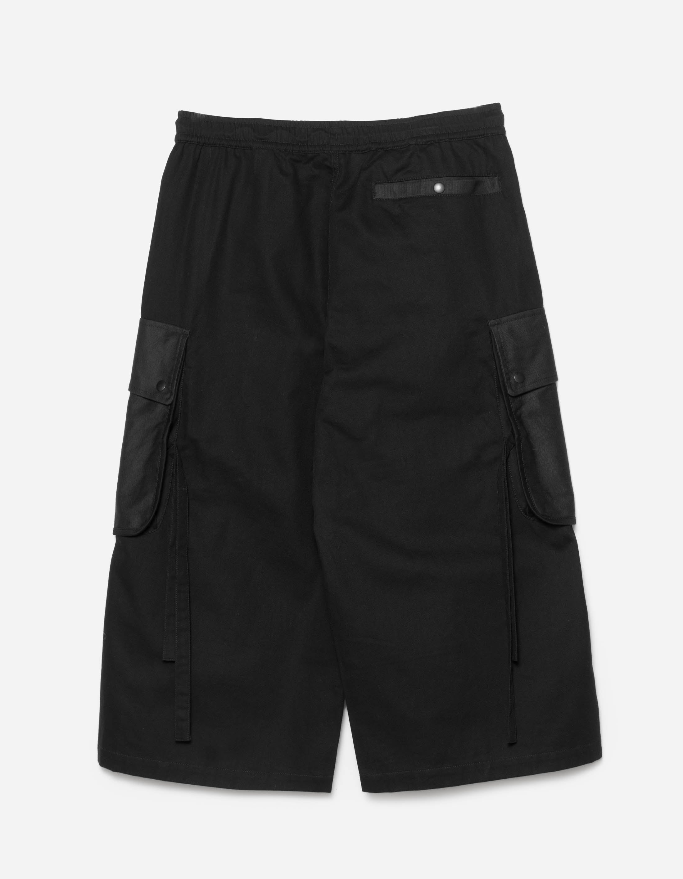 M42 Hakama Cropped Track Pants for Women - Black Athletic Joggers for Yoga, Running & Streetwear Fashion