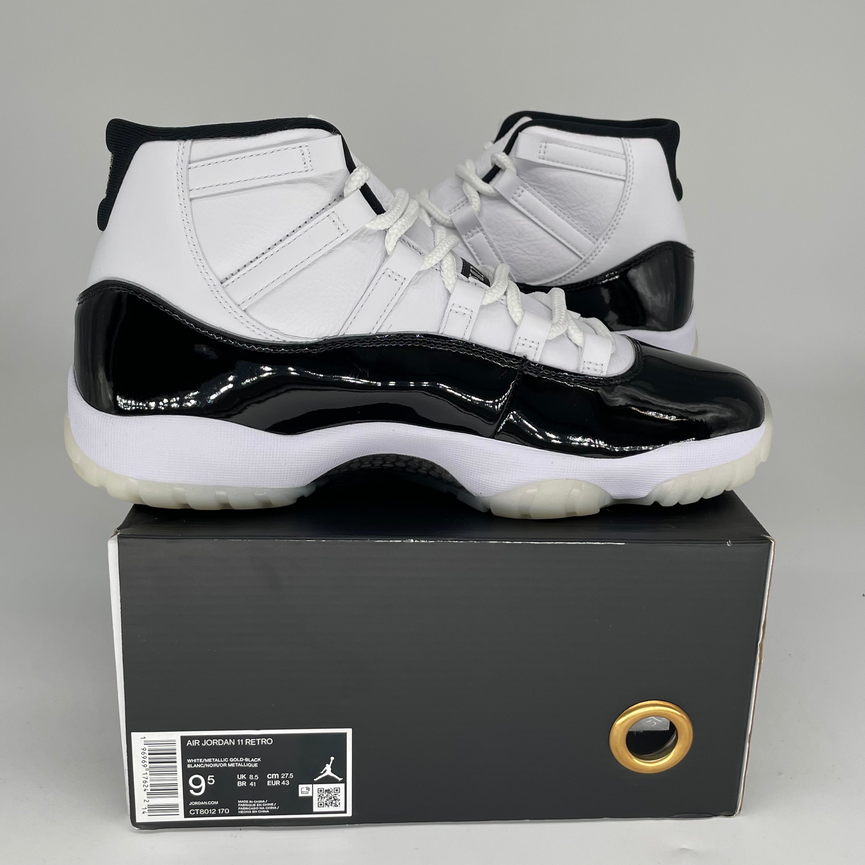 AIR JORDAN 11 DMP GRATITUDE Basketball Shoes Men's Size 9.5 - CT8012-170 | Retro Sneakers for Casual Wear & Sports Performance