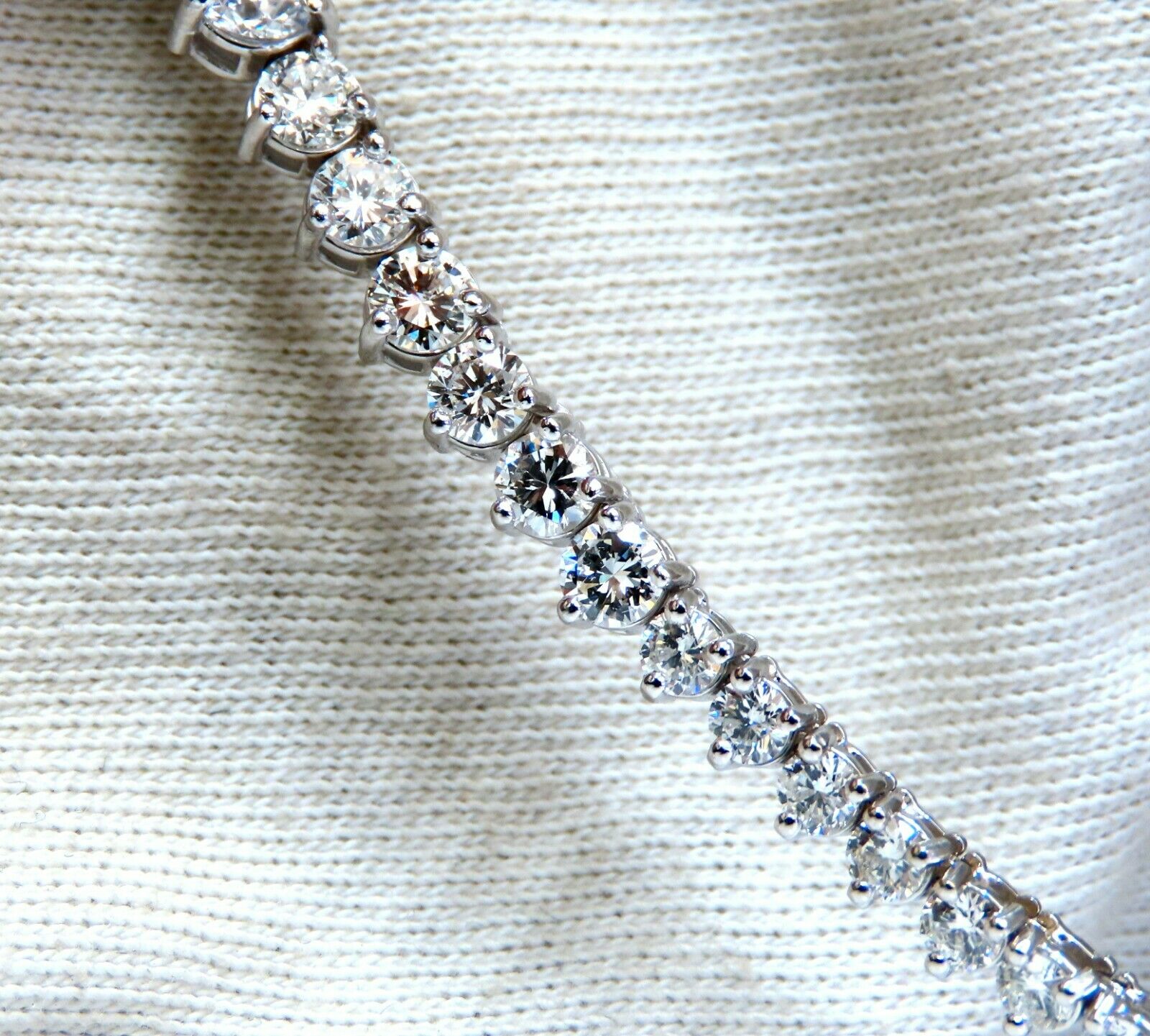 20ct Natural Round Diamond Tennis Necklace in 14K Gold - Classic Riviera Eternity Jewelry for Women, Perfect for Weddings, Anniversaries & Special Occasions
