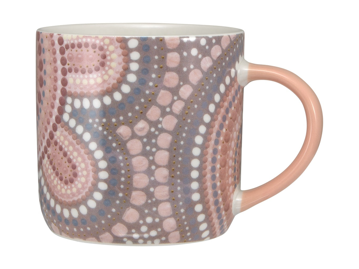 Maxwell & Williams Lou Martin Uplift Mug 480ML (16oz) Coral - Premium Ceramic Coffee Cup for Home, Office & Gifts | Dishwasher & Microwave Safe
